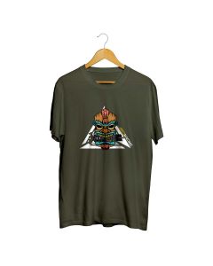 Tiki' Military Green T-Shirts
